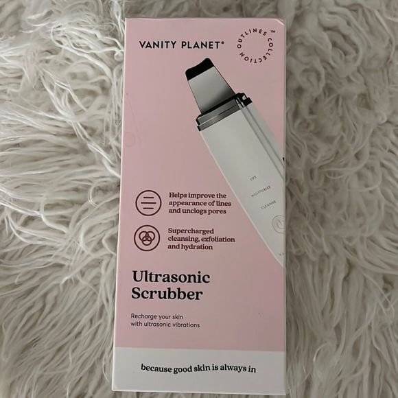 Ultrasonic Scrubber Vanity Planet Beauty Tool Exfoliate Moisturize Lift